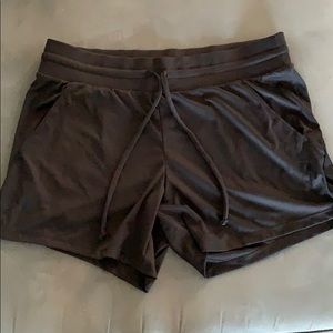 Black athletic shorts